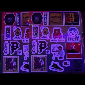 Limited Edition Zumiez Skateboarding Stickers